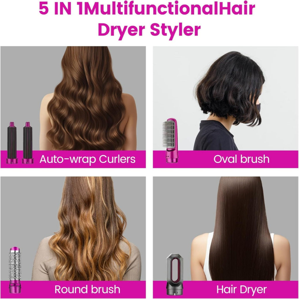 Cepillo 5 en 1 - Transforma tu cabello en minutos todas las mujeres lo necesitan